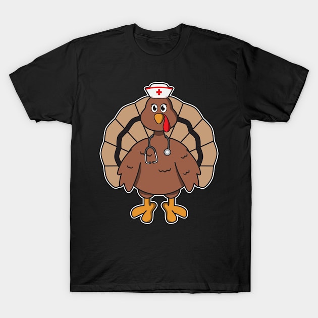 Turkey Nurse T-Shirt by yeoys